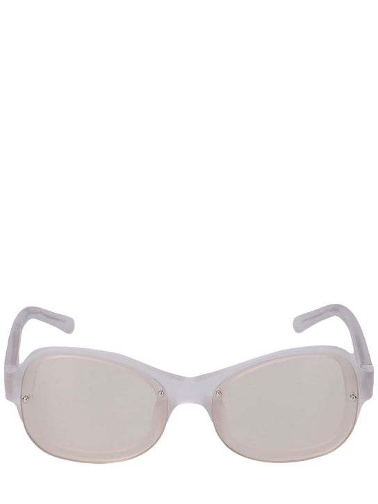 A BETTER FEELING: Iris Matte Glacial sunglasses - Grey/Amber - men_0 | Luisa Via Roma