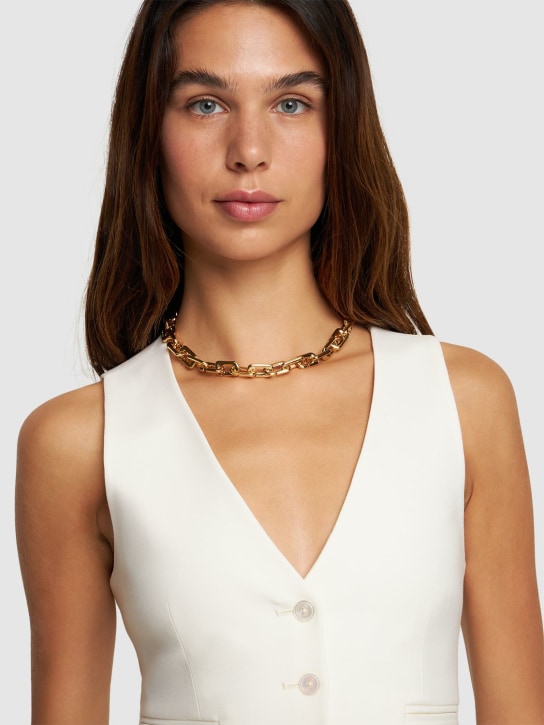 Marc Jacobs: J Marc chain link necklace - Gold - women_1 | Luisa Via Roma