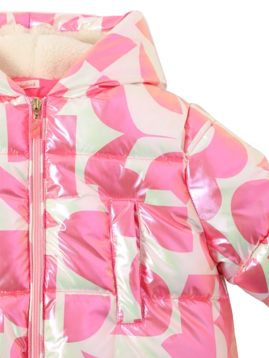 Billieblush: Printed nylon puffer jacket - kids-girls_1 | Luisa Via Roma