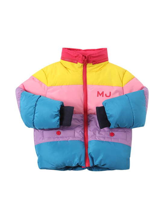 Marc Jacobs: Doudoune en nylon à rayures - kids-girls_0 | Luisa Via Roma