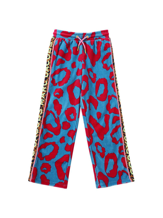 Marc Jacobs: All over print cotton jersey sweatpants - Multicolor - kids-girls_0 | Luisa Via Roma