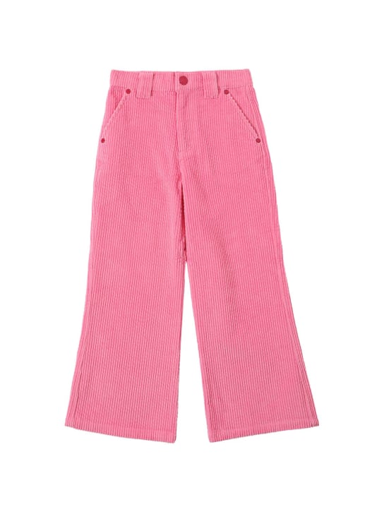 Marc Jacobs: Pantaloni in cotone millerighe - Rosa - kids-girls_0 | Luisa Via Roma