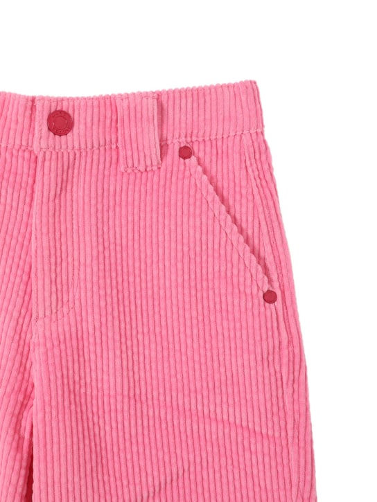 Marc Jacobs: Cotton corduroy pants - Pink - kids-girls_1 | Luisa Via Roma