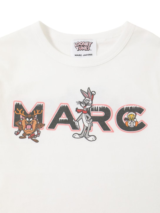 Marc Jacobs: T-shirt Looney Tunes in jersey di cotone - kids-girls_1 | Luisa Via Roma