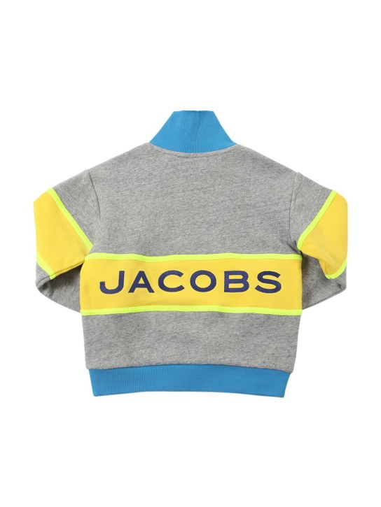 Marc Jacobs: Embroidered logo cotton sweatshirt - Multicolor - kids-boys_2 | Luisa Via Roma