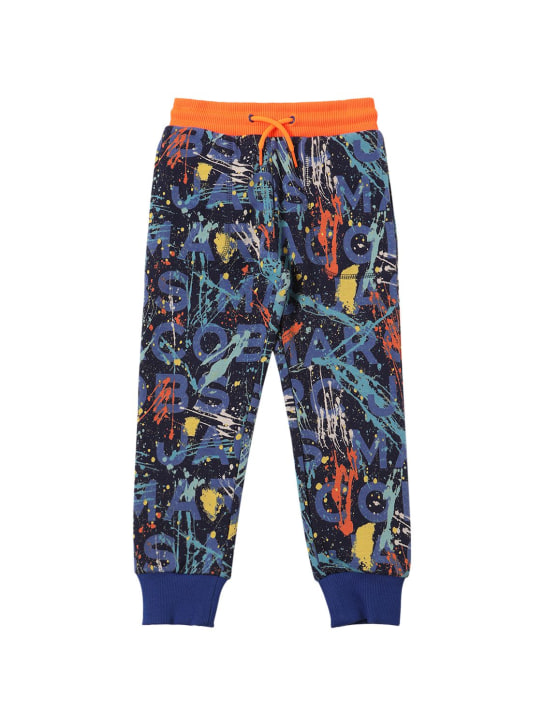 Marc Jacobs: Pantalones deportivos de algodón estampado - Multicolor - kids-boys_0 | Luisa Via Roma