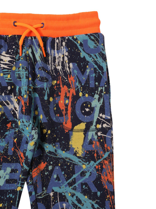 Marc Jacobs: Pantalon en coton mélangé imprimé - Multicolore - kids-boys_1 | Luisa Via Roma