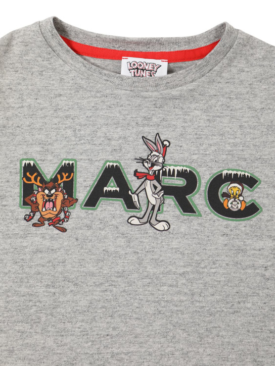 Marc Jacobs: Looney Tunes cotton t-shirt - Grau - kids-boys_1 | Luisa Via Roma