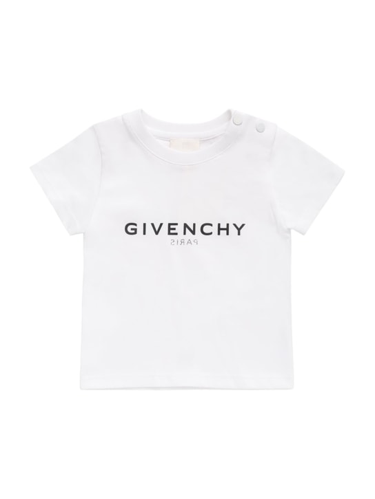 Givenchy: オーガニックコットンTシャツ - kids-girls_0 | Luisa Via Roma