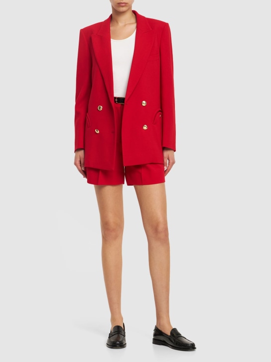 Blazé Milano: LVR Exclusive Cool & Easy wool blazer - Red - women_1 | Luisa Via Roma