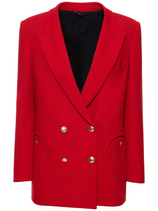 Blazé Milano: LVR Exclusive Cool & Easy wool blazer - Red - women_0 | Luisa Via Roma