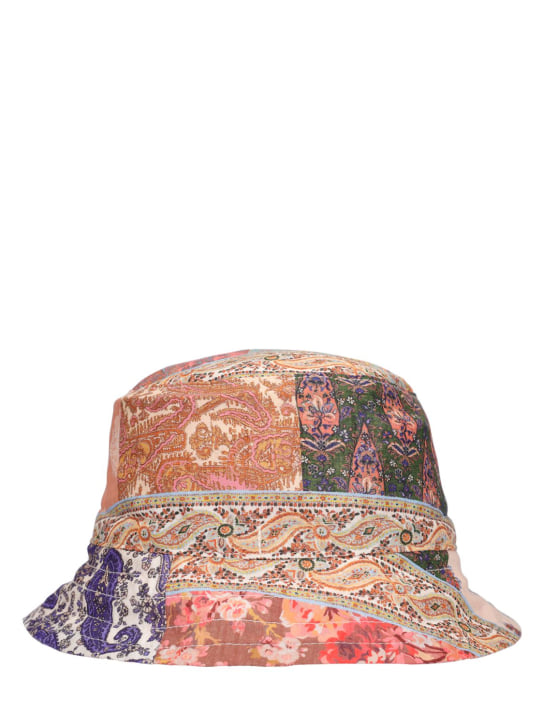 Zimmermann: Printed cotton bucket hat - Multicolor - kids-girls_0 | Luisa Via Roma
