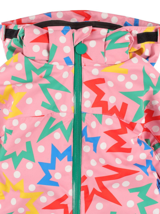 Stella Mccartney Kids: Pelele acolchado de techno reciclado - Rosa/Multicolor - kids-girls_1 | Luisa Via Roma