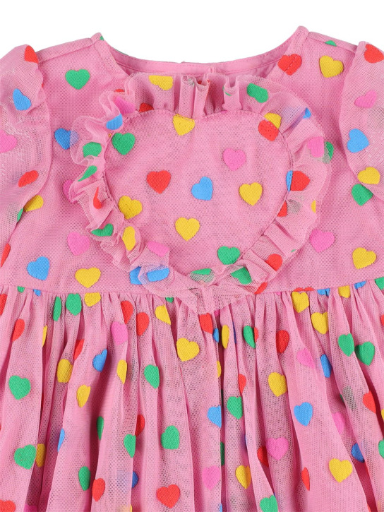 Stella Mccartney Kids: 리사이클 튤 하드 드레스 - 핑크 - kids-girls_1 | Luisa Via Roma