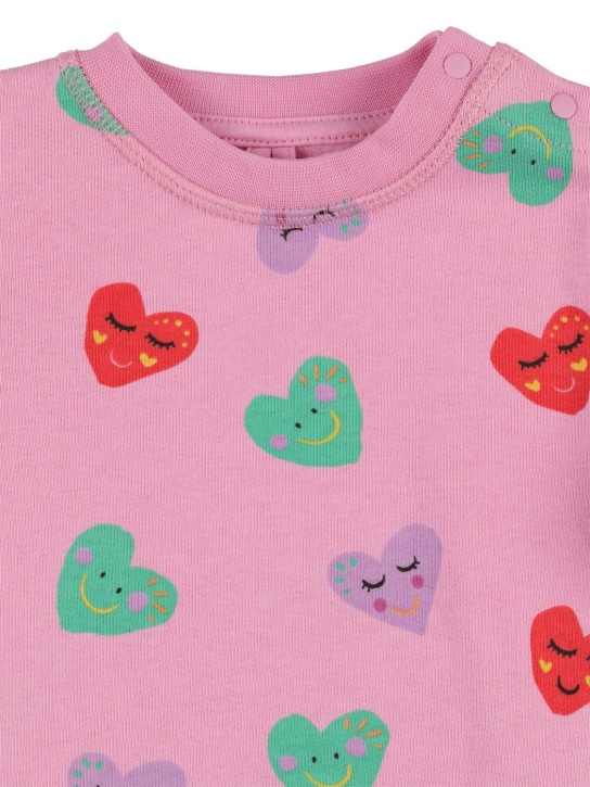 Stella Mccartney Kids: オーガニックコットンスウェットシャツ＆スウェットパンツ - ピンク - kids-girls_1 | Luisa Via Roma