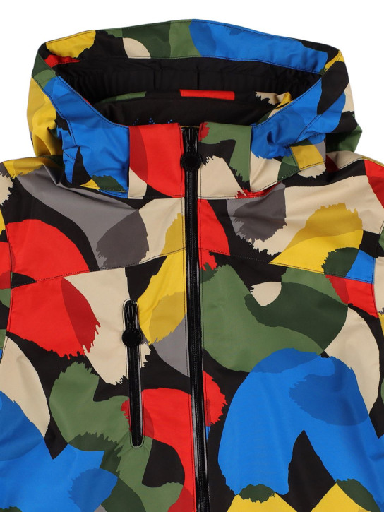 Stella Mccartney Kids: Recycled nylon puffer ski jacket - Multicolor - kids-boys_1 | Luisa Via Roma