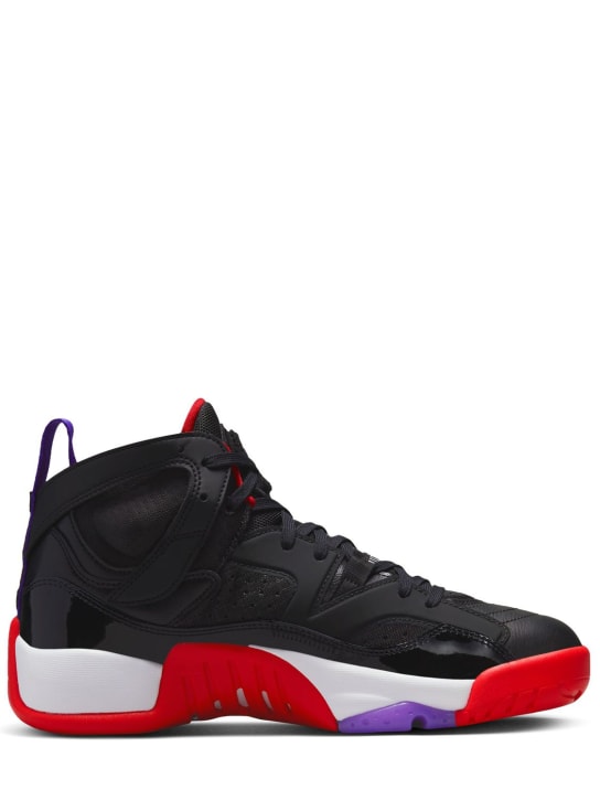 Nike: Jumpman Two Trey sneakers - Black/True Red - women_0 | Luisa Via Roma