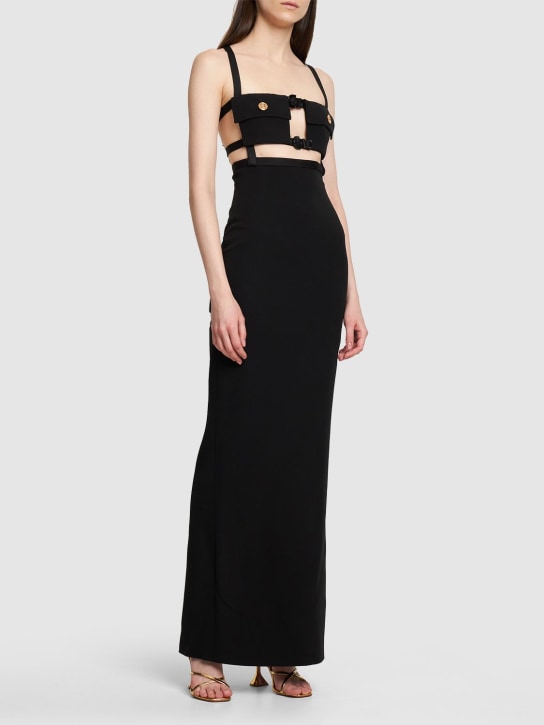 Dua Lipa cutout cady long dress - Thumbnail 2
