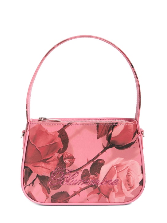 Blumarine: St. Rose Napa leather top handle bag - Pink/Multi - women_0 | Luisa Via Roma