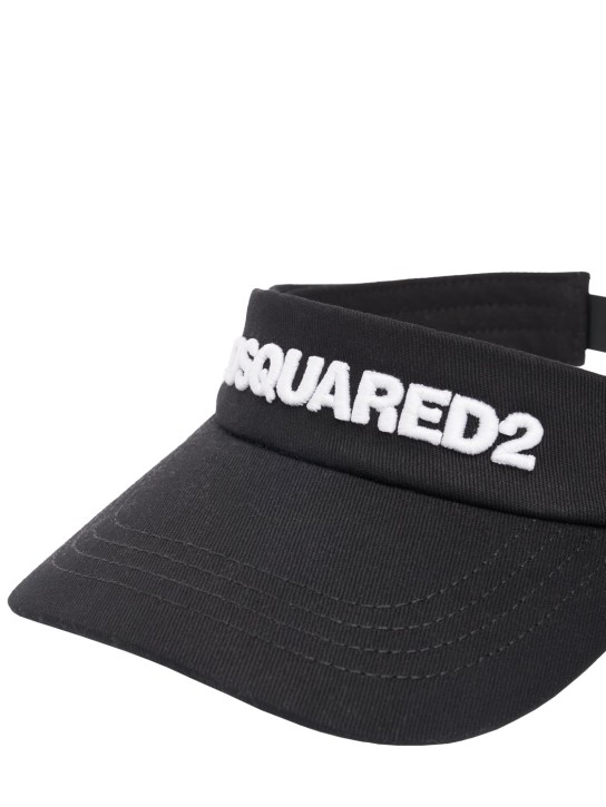 Dsquared2: Logo cotton visor - women_3 | Luisa Via Roma