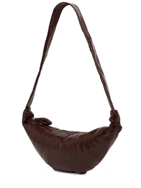 Lemaire: Medium Croissant coated cotton bag - women_1 | Luisa Via Roma