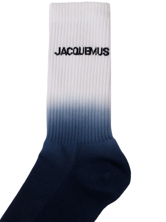 Jacquemus: Socken „Les Chaussettes Moisson“ - Dunkelblau - women_1 | Luisa Via Roma