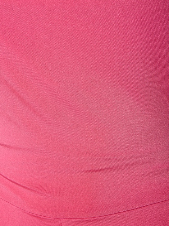 Giuseppe Di Morabito: Stretch jersey jumpsuit - Hot Pink - women_3 | Luisa Via Roma
