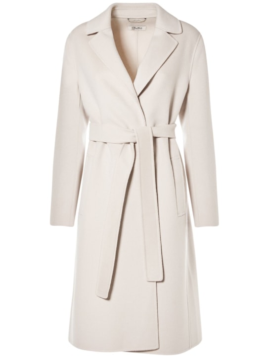 'S Max Mara: Pauline wool midi coat w/ belt - women_0 | Luisa Via Roma