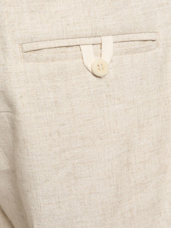 Jacquemus: Le Pantalon Cabri viscose & linen pants - men_2 | Luisa Via Roma