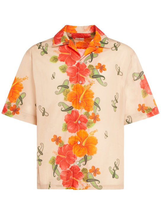 Etro: Floral bowling shirt - men_0 | Luisa Via Roma