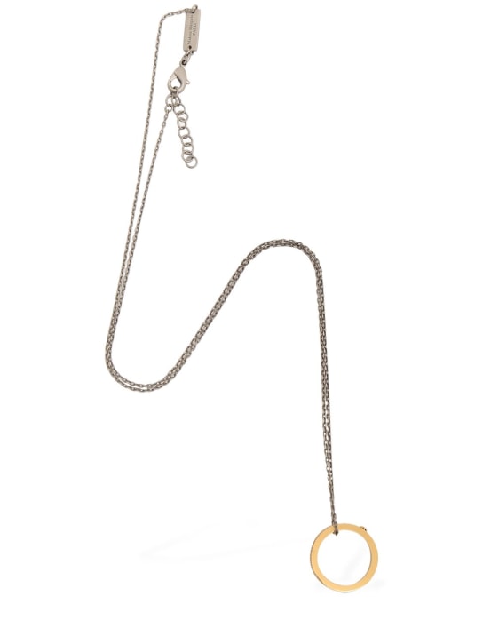 Maison Margiela: Engraved necklace w/ star - Gold - women_1 | Luisa Via Roma