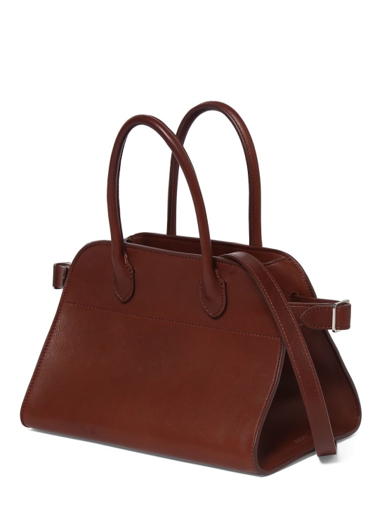 The Row: Soft Margaux 10 grain leather bag - women_1 | Luisa Via Roma