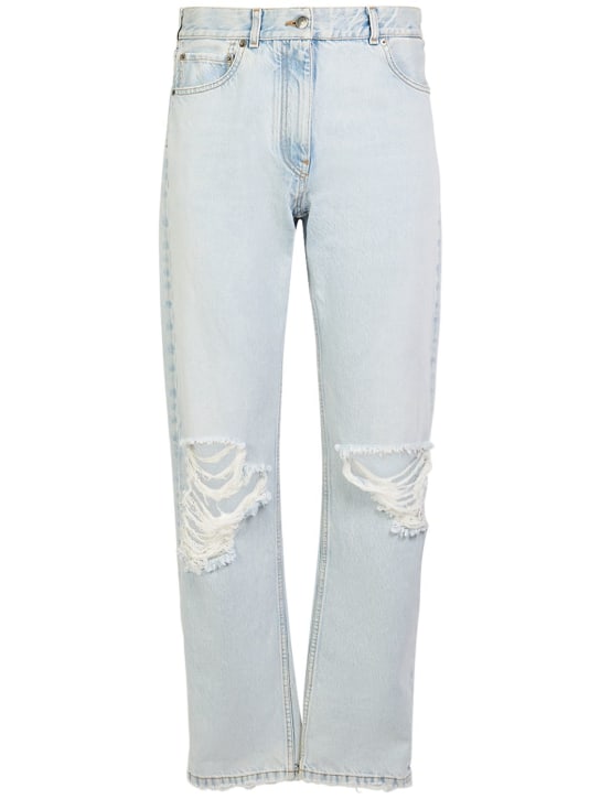 The Row: Burted Jean distressed jeans - Bleached - men_0 | Luisa Via Roma