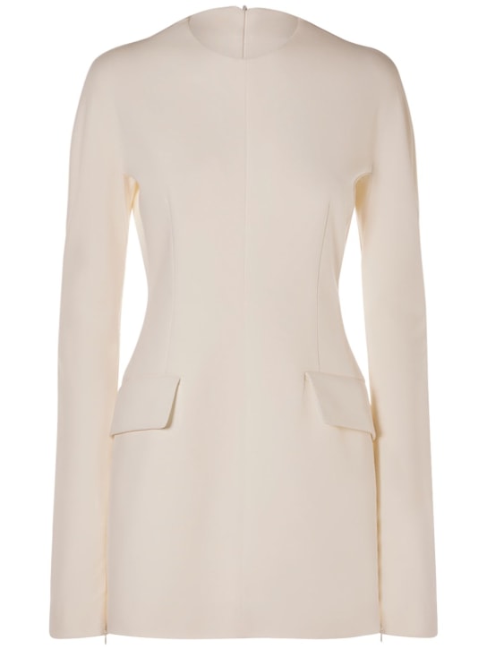 Sportmax: Ketch cotton jersey l/s mini dress - women_0 | Luisa Via Roma