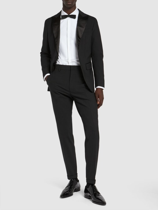 Dsquared2: Miami Tuxedo单排扣西服套装 - 黑色 - men_1 | Luisa Via Roma