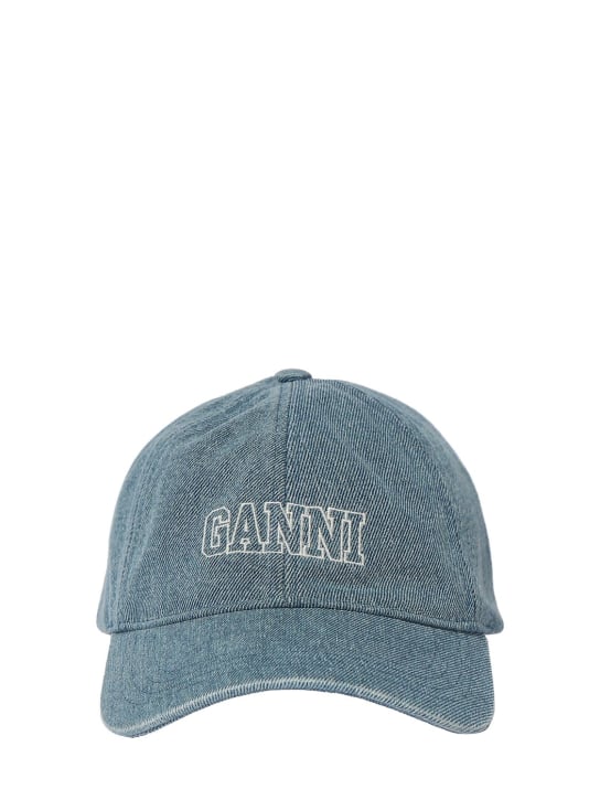 GANNI: 牛仔棒球帽 - women_0 | Luisa Via Roma