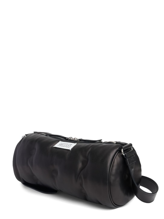 Maison Margiela: Glam Slam Pillow leather shoulder bag - Black - women_1 | Luisa Via Roma