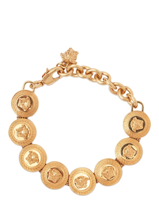 Versace: Logo bracelet - Altın Rengi - women_0 | Luisa Via Roma