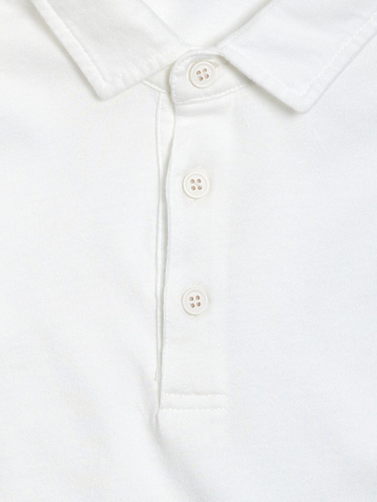 Il Gufo: Linen polo shirt - kids-boys_1 | Luisa Via Roma