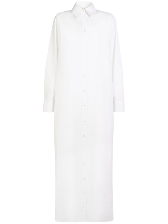 Izumi poplin long shirt dress - Thumbnail 1