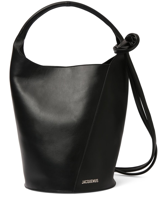 Jacquemus: Le Tourni leather bag - men_0 | Luisa Via Roma