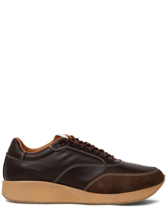 Jacquemus: La Daddy leather sneakers - men_0 | Luisa Via Roma