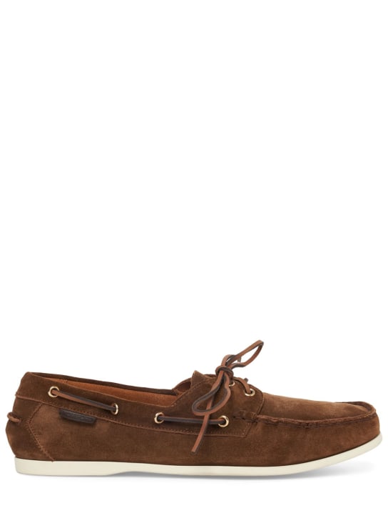 Tom Ford: Robin lace-up loafers - Brown/Beige - men_0 | Luisa Via Roma