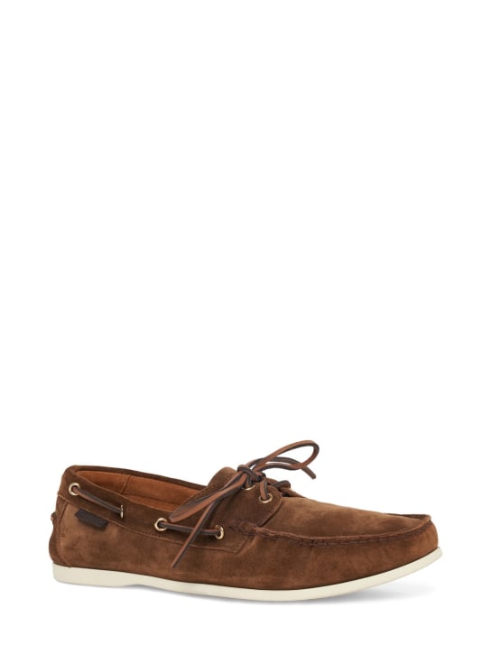 Tom Ford: Robin lace-up loafers - Brown/Beige - men_1 | Luisa Via Roma
