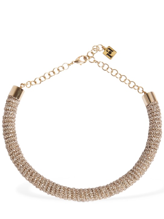Rosantica: Halsband mit Kristallen „Isy“ - Gold/Kristall - women_0 | Luisa Via Roma