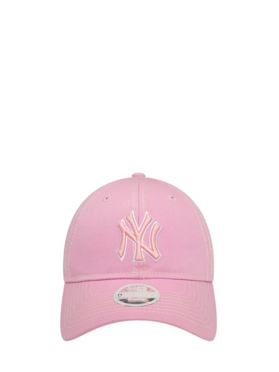 New Era: NY Yankees Female Washed 9Forty 모자 - 핑크/화이트 - women_0 | Luisa Via Roma
