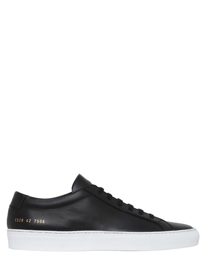 common projects black leather