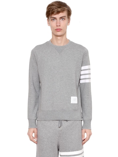 thom browne grey sweatshirt