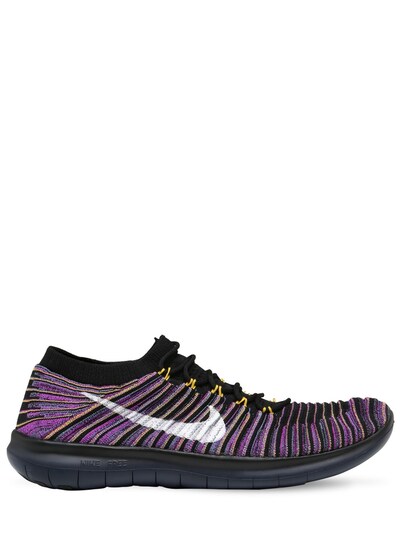 nike free rn flyknit purpura