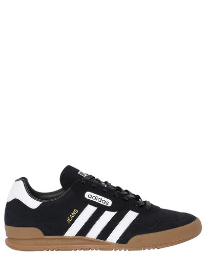 ADIDAS ORIGINALS, Jeans super suede sneakers, Blackwhite, Luisaviaroma ADIDAS ORIGINALS, Jeans super suede sneakers, Blackwhite, Luisaviaroma
